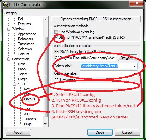 putty cac setup